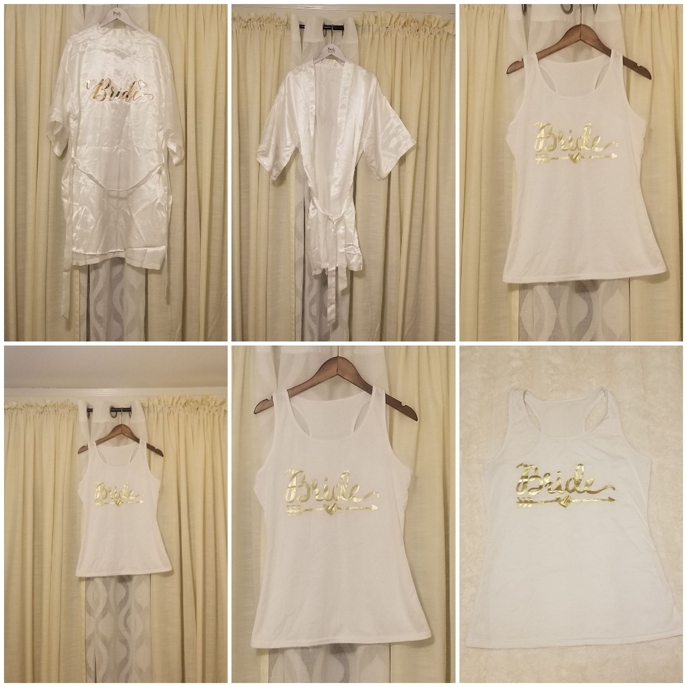 Bridal Robe and Tank Top